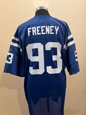 Reebok Indianapolis Colts Dwight Freeney #93 NFL On-Field Jersey Mens XL Blue